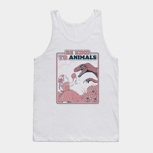 Be Kind to Animals (Duotone) Tank Top by RonnCabardo